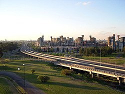 The Cámpora Freeway and the Soldati housing complex