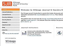 Portal SCImago Journal & Country Rank screenshot PortalSJR.JPG