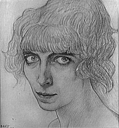Léon Bakst, Portrait de Luisa Casati (1912), localisation inconnue.