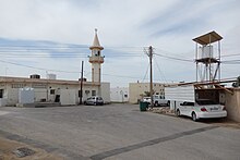 Qatar, Al Utouriya (3), village scene with mosque.JPG