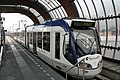 An RR4 Tram at Leidschenveen, leaving the Tram Platforms.