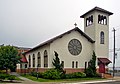 Church of the Redeemer (1908, burned and demolished 2012, re-creation under construction 2014), Longport, New Jersey.