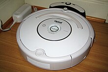 The Roomba vacuum cleaner is one of the most popular domestic service robots. Roomba3g.jpg