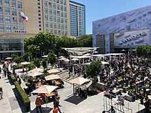 WWDC 2018 at the San Jose Convention Center San Jose Convention Center plaza, WWDC18.jpg