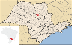 Localização de Matão em São Paulo