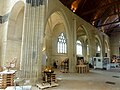 Grandes arcades du sud, vue depuis la croisée.