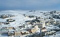 Miesto panorama žiemą