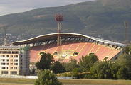 Градския стадион в Скопие, преди разширението