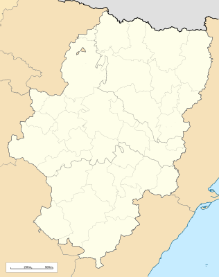 Mapa de localización Aragón