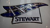 Logo von Stewart Grand Prix auf der Nase des Stewart SF2