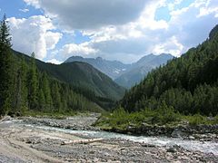 La rivière Ova dal Fuorn.