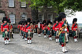 Pipe band du Royal Regiment of Scotland