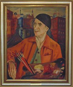 Портрет Цанко Лавренова исполненный его другом, Златю Бояджиевым
