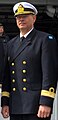 Rear admiral (lower half) Andreas Olsson showing sleeve insignia