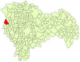 Valdepeñas de la Sierra - Localizazion