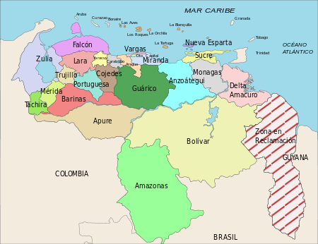 Venezuela Division Politica Territorial.svg