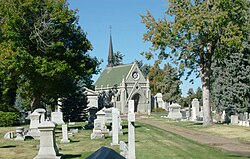 View of Fairmount Cemetery in Denver, Colorado.jpg