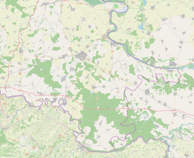 Vukovar ubicada en Condado de Vukovar-Srijem