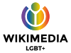 Logo of Wikimedia LGBT+