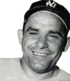 Yogi Berra in september 1956 geboren op 12 mei 1925