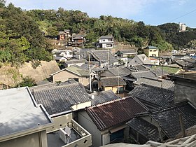 雑賀崎集落の風景