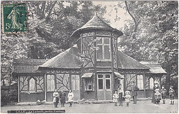 Vers 1907. Le Chalet aux Chèvres était aussi appelé la Laiterie