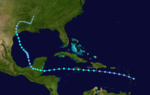 1933 Atlantic tropical storm 3 track.png