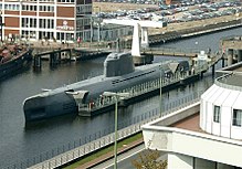 German Type XXI submarine 2004-Bremerhaven U-Boot-Museum-Sicherlich retouched.jpg