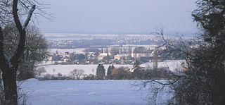 Blick vom Elm über Veltheim