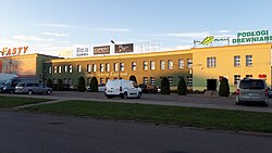 View of Fasty Shopping Center, September 2020