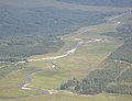 Blick vom südlich liegenden Beinn Suidhe in das Tal des Abhainn Shira