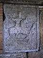 Mètopa VI: estàtua eqüestre de Trajà amb l'enemic sota de les potes del cavall (Gramatopol)