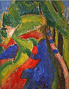 Fauve Landscape with Red and Blue, ca. 1908