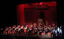 Phi Kappa Chi and Chi Omega performing at Baylor University's 2011 All-University Sing All-University Sing.jpg