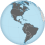 Americas on the globe (grey).svg