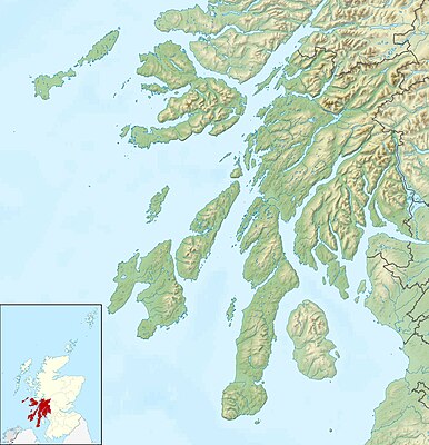 Location map Earra-Ghàidheal agus Bòd