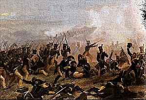American Infantry attacks at Lundy's Lane