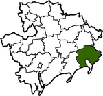 Бярдзянскі раён на мапе