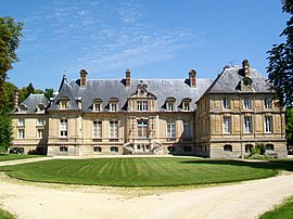 The chateau in Boran-sur-Oise