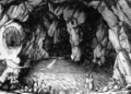 První výzkum Císařské jeskyně J. Nagelem roku 1748