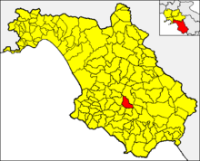 Localisation de Campora