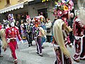 Rievocazione "Carnavals de montagne" nel 2012 ad Aosta