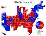 Elektori szavazatok kartogramja