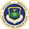 Emblem for USAF Chaplain Corps College, incorporating shield, no religious symbols, 2010