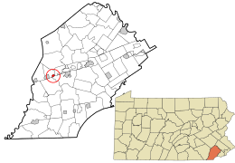موقعیت پومروی، پنسیلوانیا در نقشه