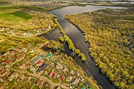 Старая Валатава з вышыні птушынага палёту, май 2022 г.