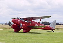 Dragonfly G-AEDU (built 1937) at Kemble, England, in 2019 De Havilland DH.90A Dragonfly G-AEDU, Kemble, England arp.jpg