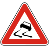 Slippery road