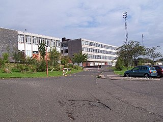 Dunoon Grammar School in 2005 (since demolished and rebuilt)