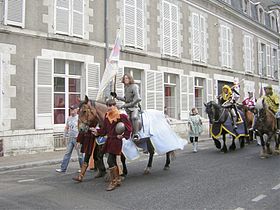 Défilé de l'édition 2007, avec Thaïs de Cumond dans le rôle de Jeanne d'Arc.